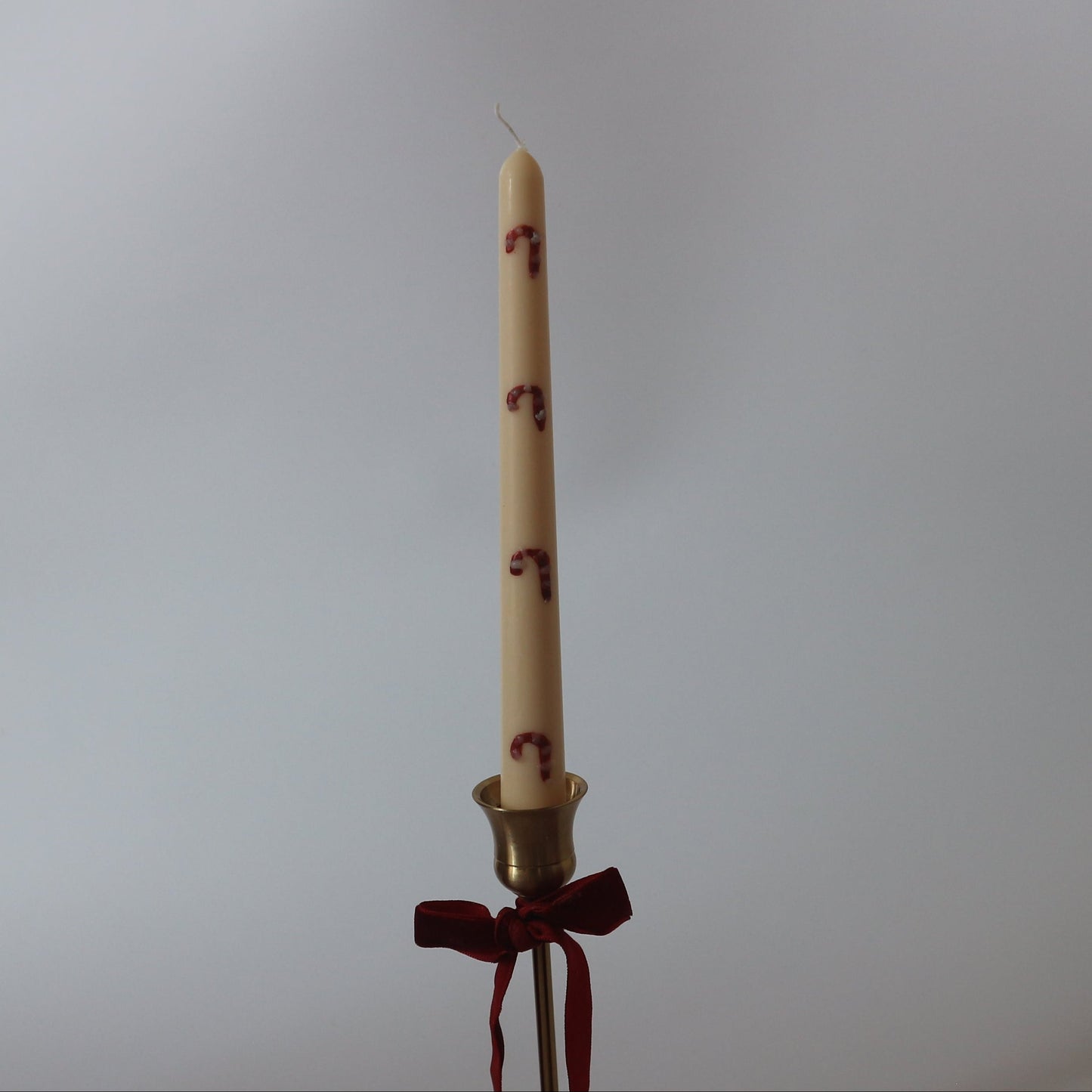 Holiday Taper Candle｜Candy Cane（キャンディケーン）