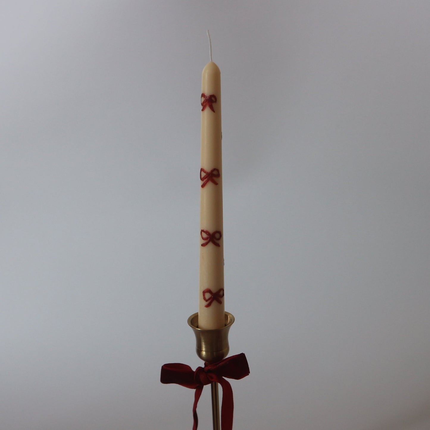 Holiday Taper Candle｜Ribbon（リボン）