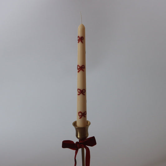 Holiday Taper Candle｜Ribbon（リボン）
